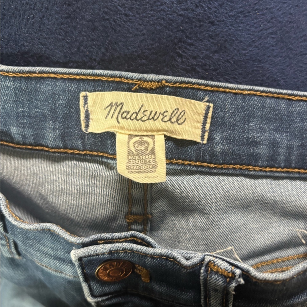 Madewell Blue Skinny Jeans Versatile Stretch Denim - Picture 4 of 8